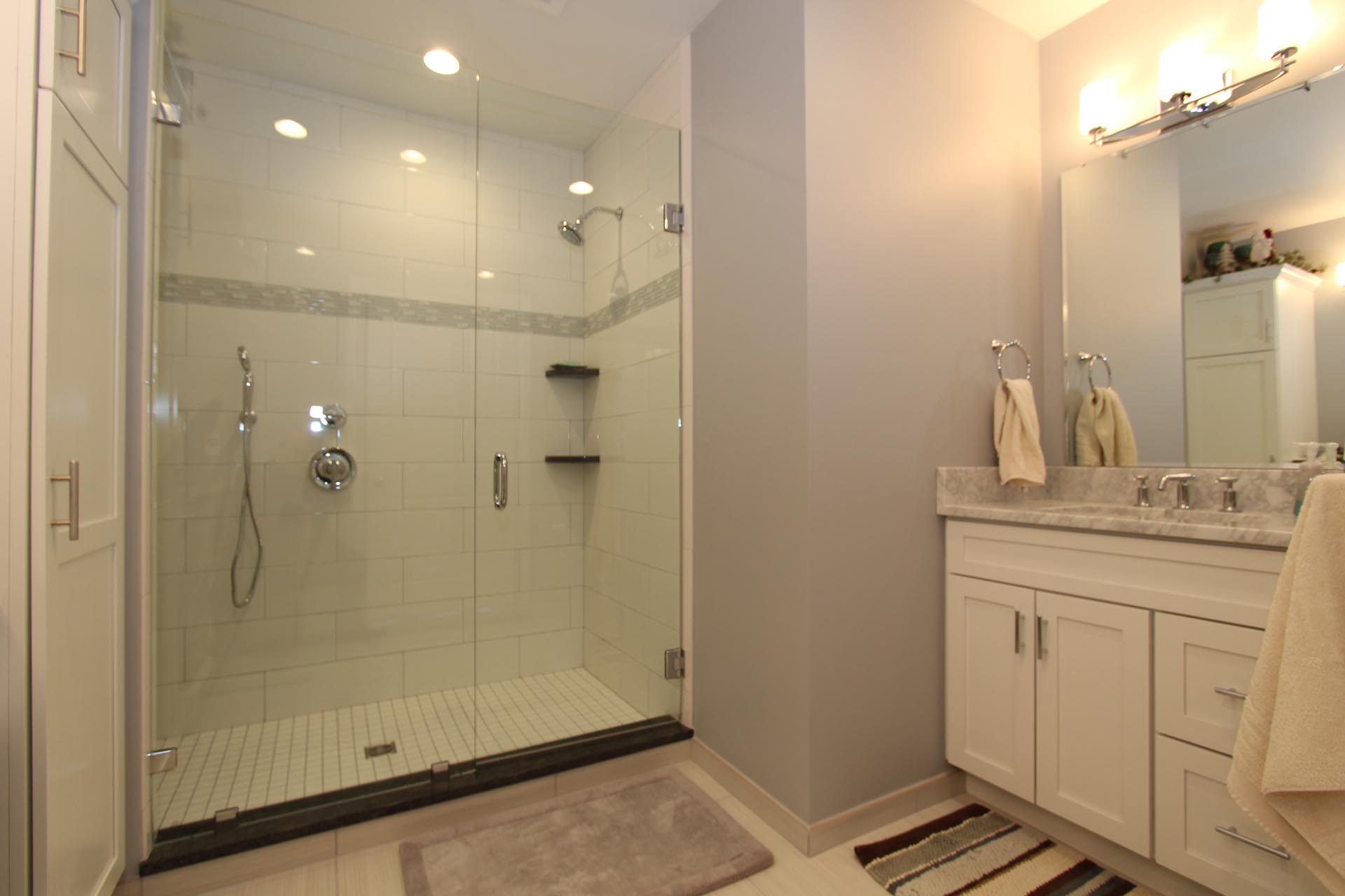 Bathroom Sink and Shower | 9 East Main St | Uptown Bay City