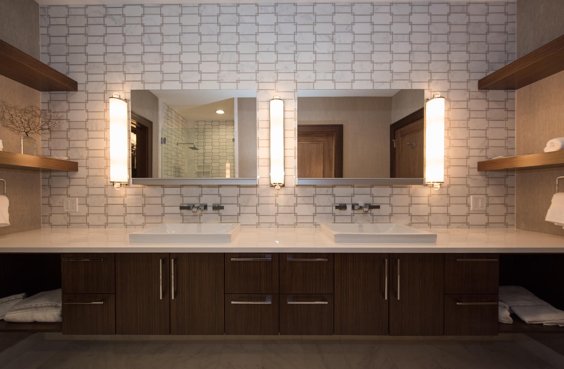 Bathroom Counter Design | H Residence | Midland, MI